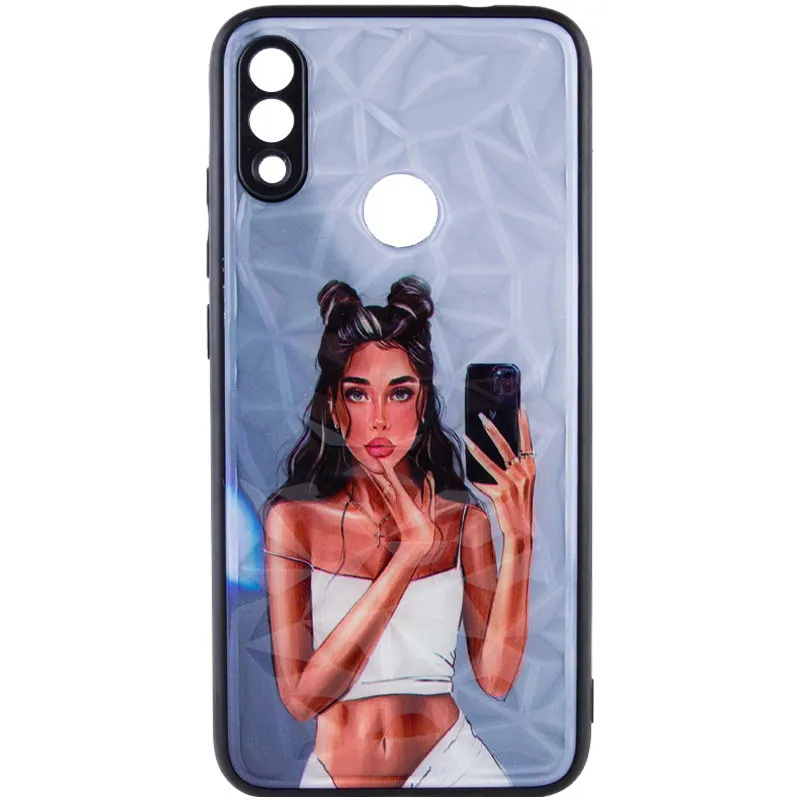 TPU+PC чохол Prisma Ladies для Xiaomi Redmi Note 7 / Note 7 Pro / Note 7s Black in White