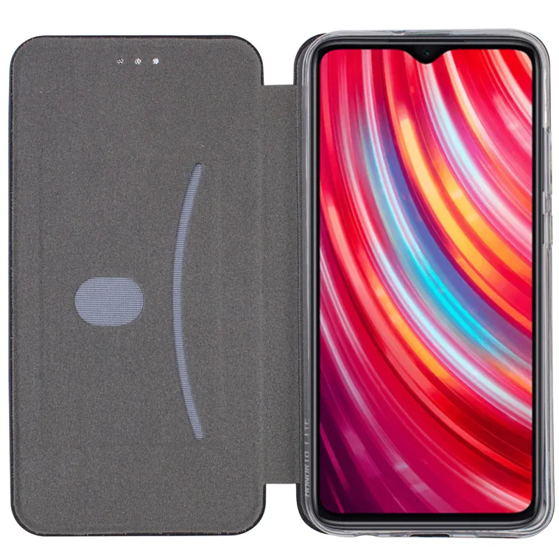 Шкіряний чохол-книжка Classy для Xiaomi Redmi Note 8 Pro Синій — фото 3