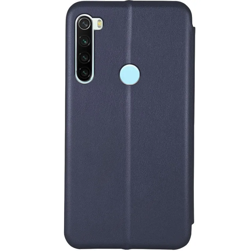 Шкіряний чохол-книжка Classy для Xiaomi Redmi Note 8T Темно-синій — фото 2
