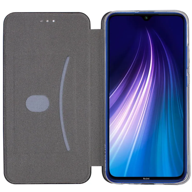 Шкіряний чохол-книжка Classy для Xiaomi Redmi Note 8T Зелений — фото 3