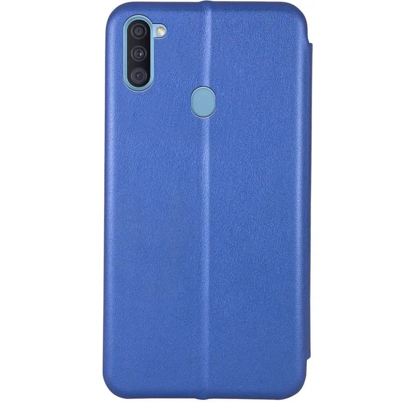 Шкіряний чохол-книжка Classy для Samsung Galaxy A11 Синій — фото 3