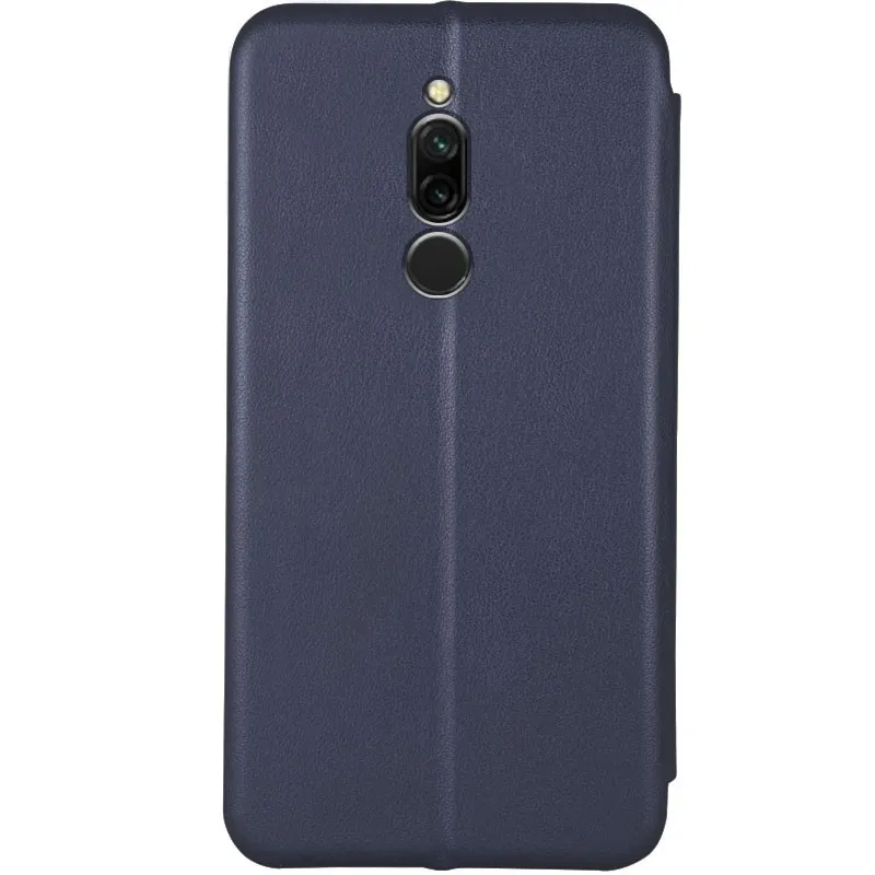 Шкіряний чохол-книжка Classy для Xiaomi Redmi 8 Темно-синій — фото 2