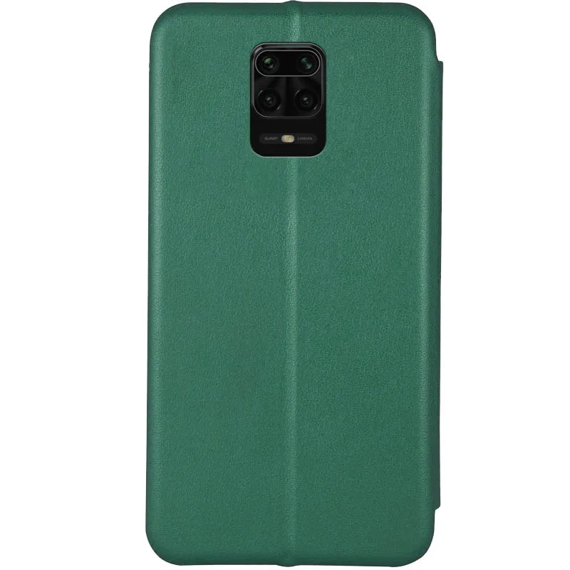 Шкіряний чохол-книжка Classy для Xiaomi Redmi Note 9s / Note 9 Pro / Note 9 Pro Max Зелений — фото 3