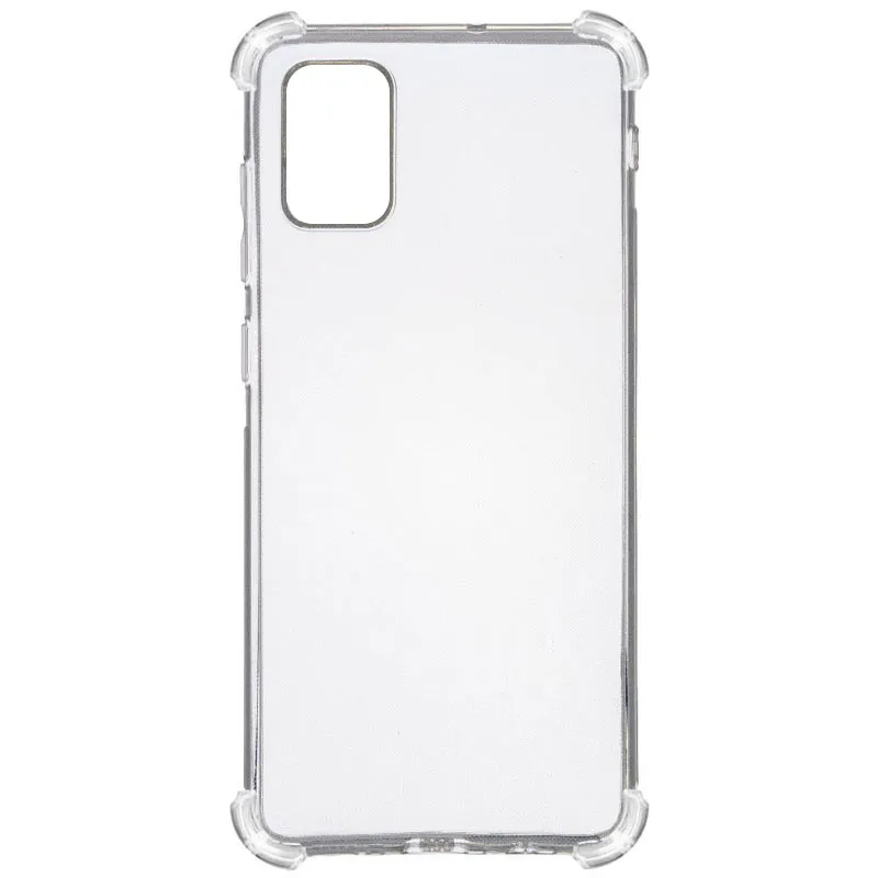 TPU чохол GETMAN Ease logo посилені кути для Samsung Galaxy A31 Безбарвний (прозорий)