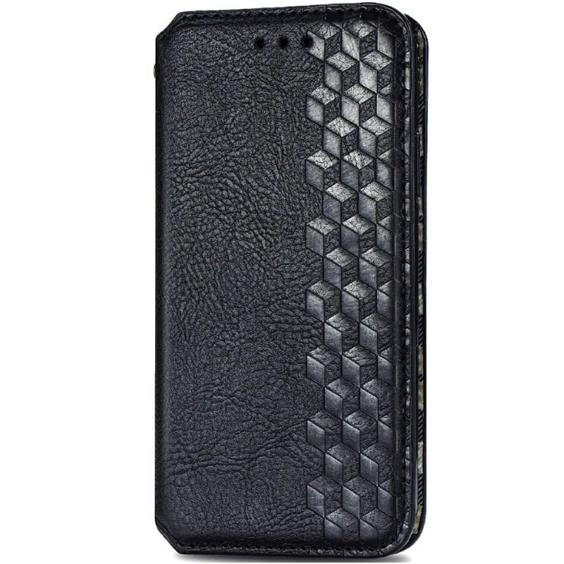 Шкіряний чохол-книжка GETMAN Cubic для Xiaomi Redmi Note 9 / Redmi 10X Чорний