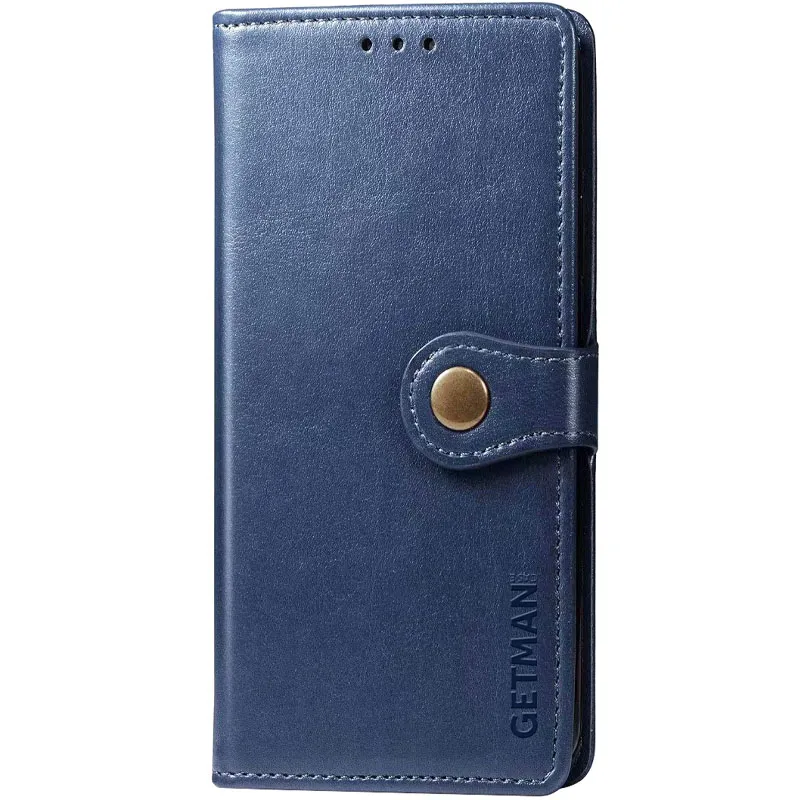 Шкіряний чохол-книжка GETMAN Gallant (PU) для Xiaomi Redmi 9 Синій