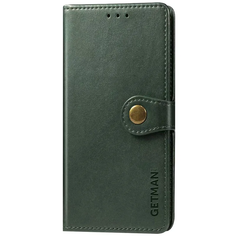 Шкіряний чохол-книжка GETMAN Gallant для Xiaomi Redmi 9 Зелений
