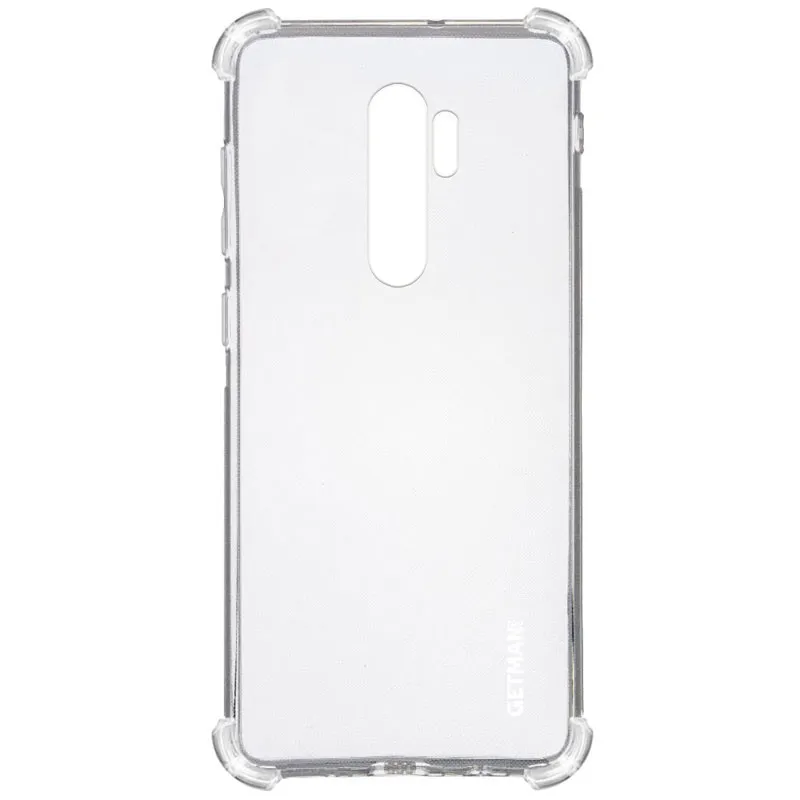 TPU чохол GETMAN Ease logo посилені кути для Xiaomi Redmi Note 8 Pro Безбарвний