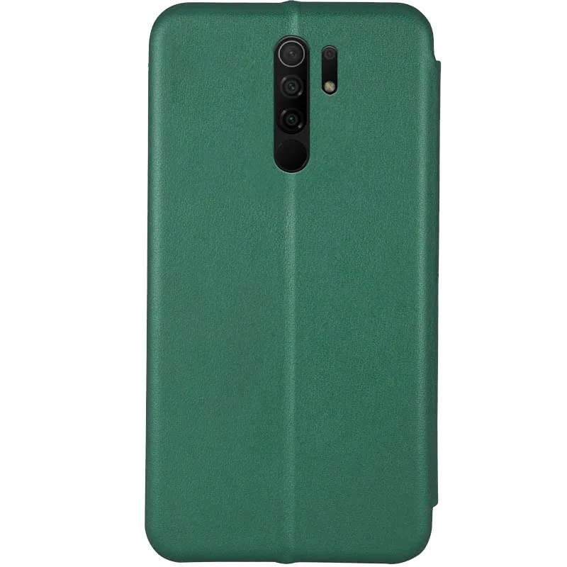 Шкіряний чохол-книжка Classy для Xiaomi Redmi 9 Зелений — фото 2
