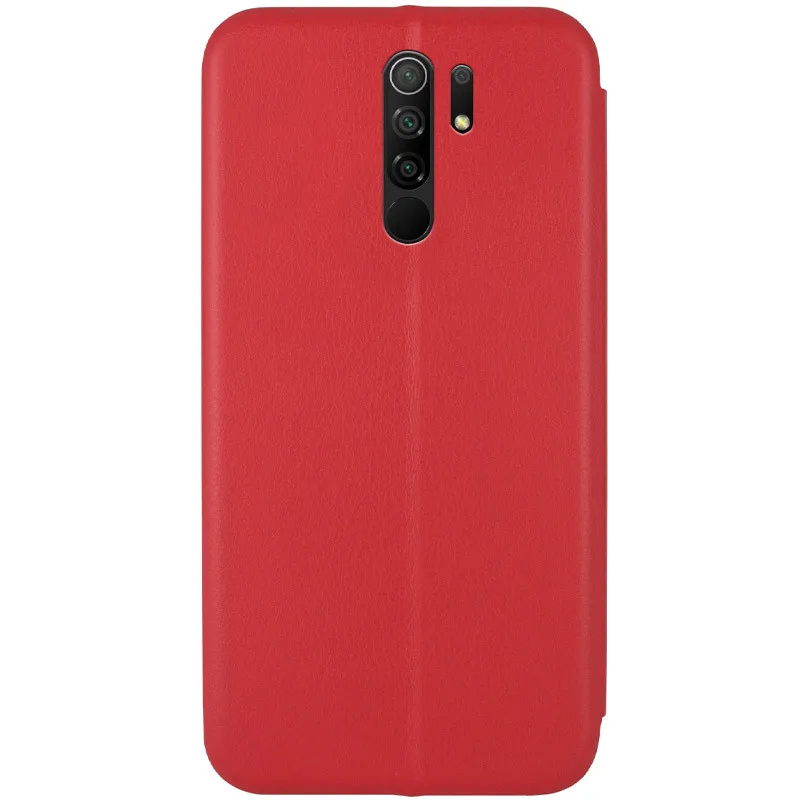 Шкіряний чохол-книжка Classy для Xiaomi Redmi 9 Червоний — фото 3