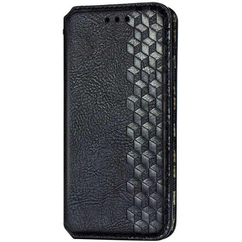 Шкіряний чохол-книжка GETMAN Cubic для Xiaomi Redmi Note 9s / Note 9 Pro / Note 9 Pro Max Чорний