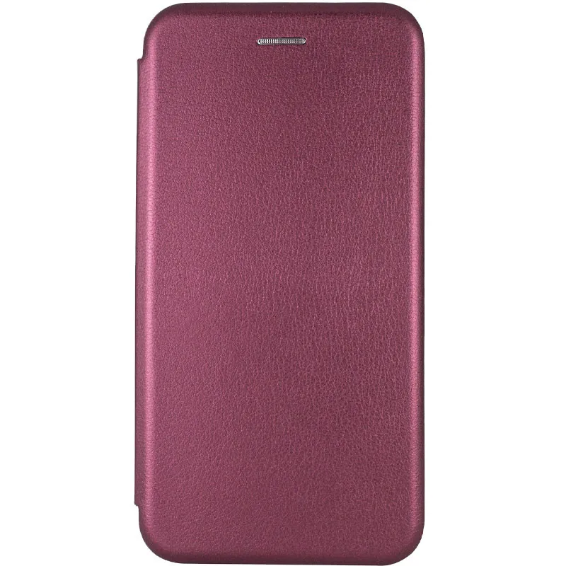 Шкіряний чохол-книжка Classy для Xiaomi Redmi 9A Бордовий
