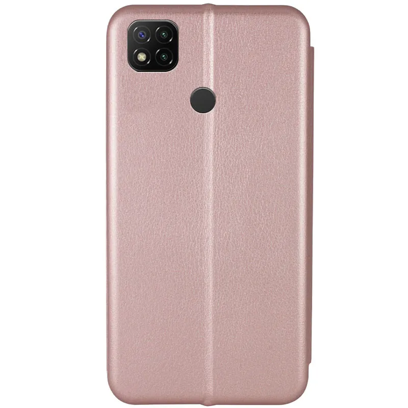 Шкіряний чохол-книжка Classy для Xiaomi Redmi 9C / 10A Rose Gold — фото 3