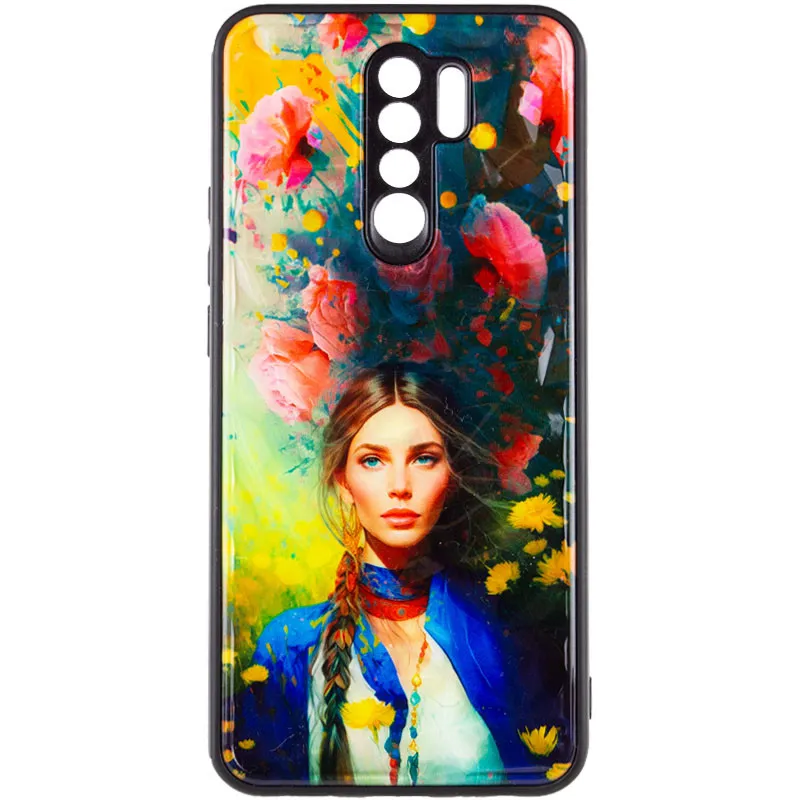 TPU+PC чохол Prisma Ladies для Xiaomi Redmi 9 Peonies — фото 3