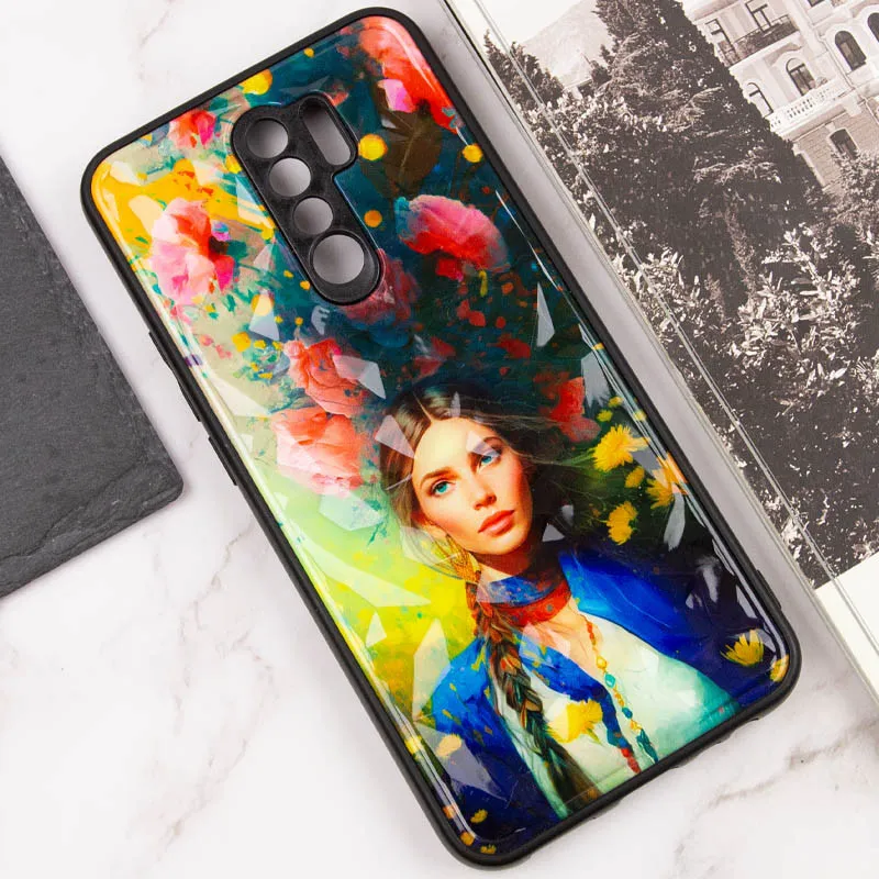 TPU+PC чохол Prisma Ladies для Xiaomi Redmi 9 Peonies — фото 5