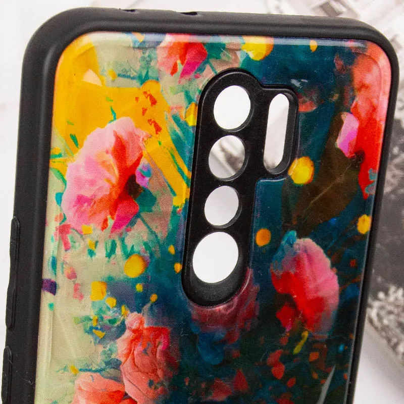 TPU+PC чохол Prisma Ladies для Xiaomi Redmi 9 Peonies — фото 5
