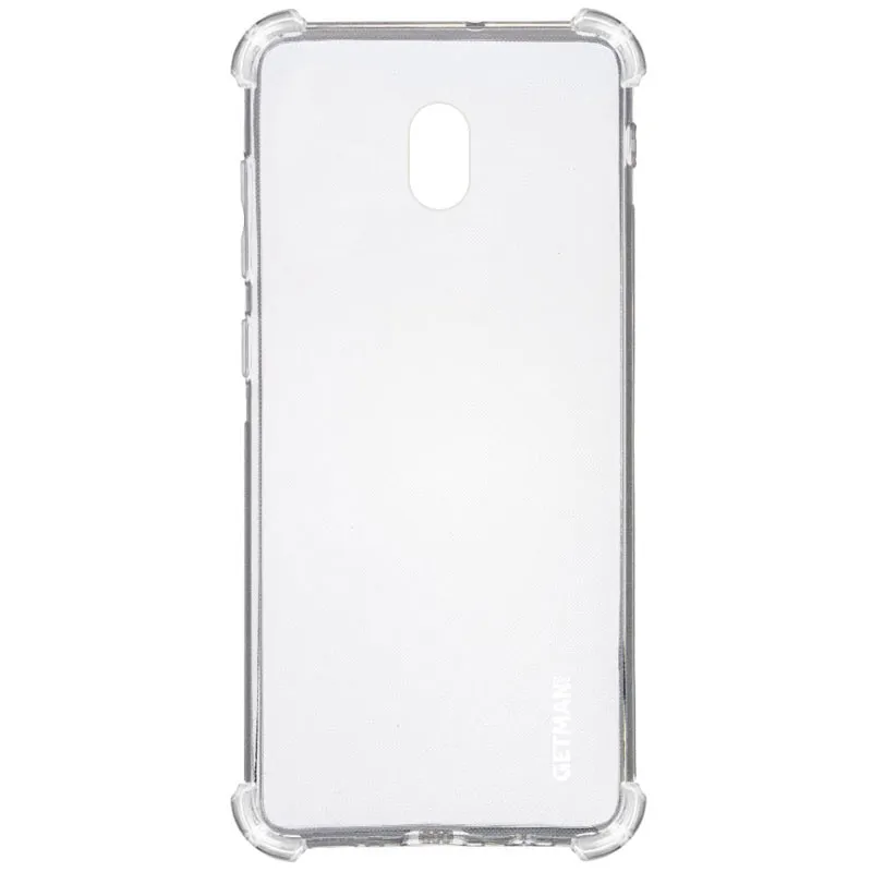 TPU чохол GETMAN Ease logo посилені кути для Xiaomi Redmi 8a Безбарвний (прозорий)