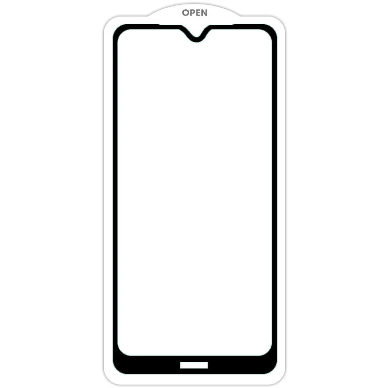 Захисне скло SKLO 5D для Xiaomi Redmi Note 8T Чорний