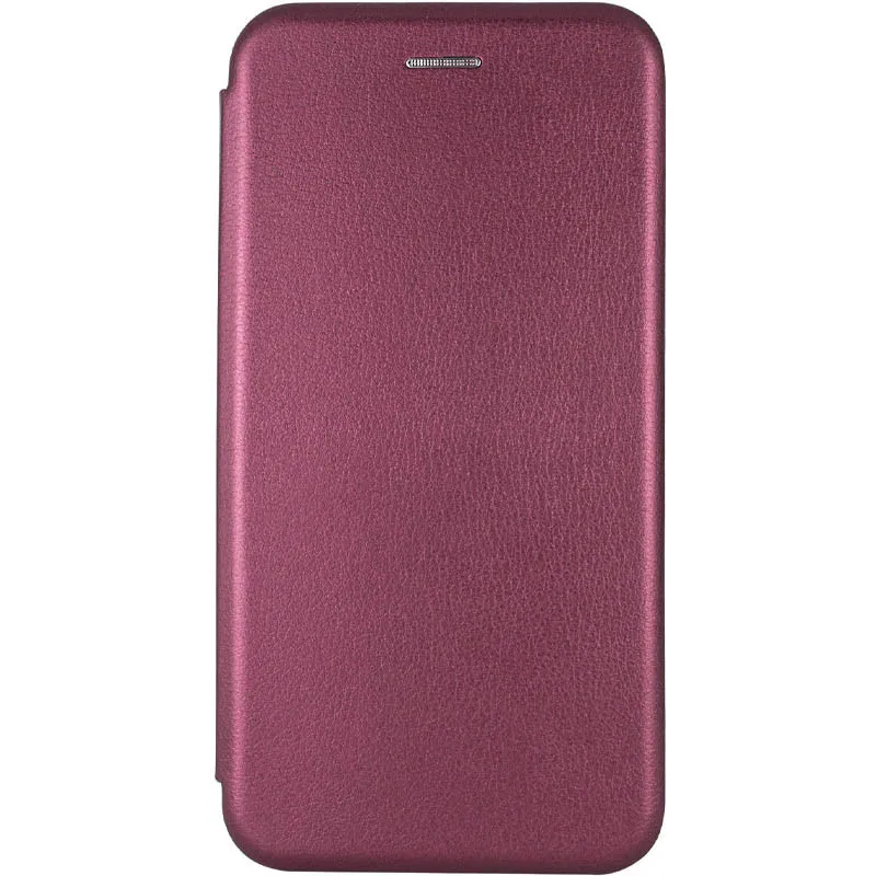 Шкіряний чохол-книжка Classy для Xiaomi Redmi 4X Бордовий