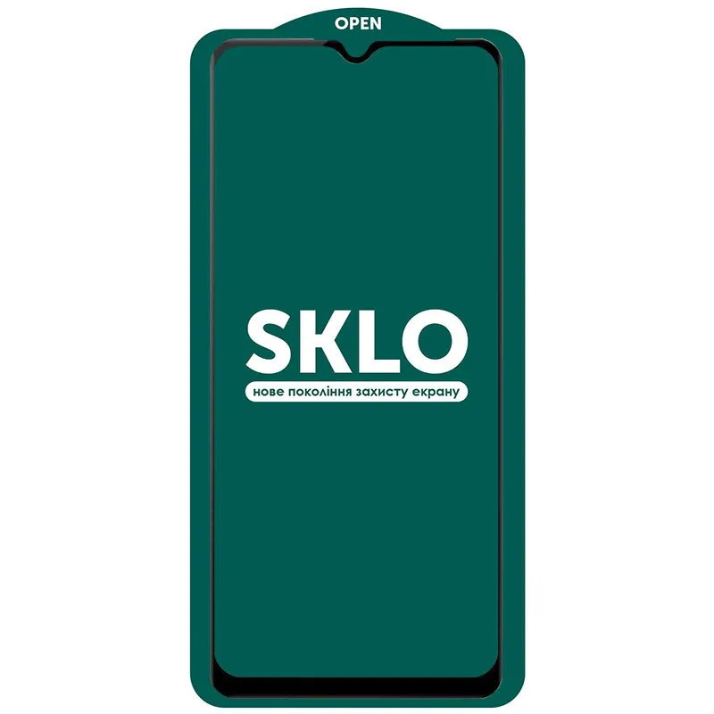 Захисне скло SKLO 5D для Samsung A12/M12/A02s/M02s/A02/A03s/A03 Core/A03 Чорний