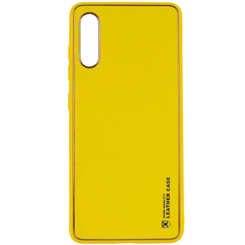 Шкіряний чохол Xshield для Samsung Galaxy A50 / A50s / A30s Жовтий / Yellow