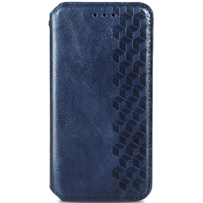 Шкіряний чохол-книжка GETMAN Cubic для Xiaomi Redmi Note 10 5G / Poco M3 Pro Синій