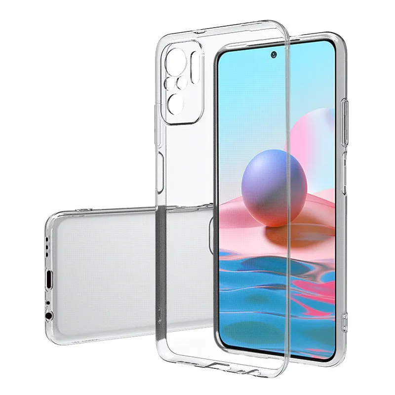 TPU чохол Epic Transparent 1,5mm Full Camera для Xiaomi Redmi Note 10 Pro / 10 Pro Max Безбарвний