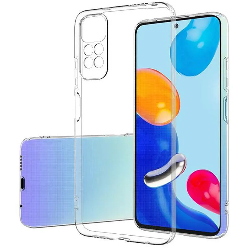 TPU чохол Epic Transparent 1,5mm Full Camera для Xiaomi Redmi Note 11 / Note 11S Безбарвний