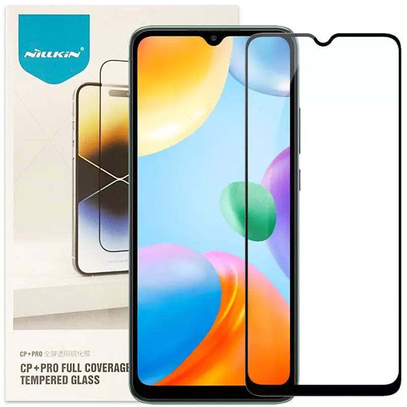 Захисне скло Nillkin для Xiaomi Redmi 10C / 12C / A3 / A3x / Poco C40 / C61 Чорний