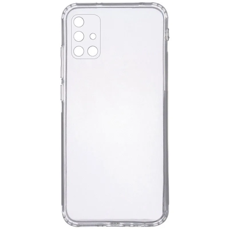 TPU чохол Epic Transparent 1,5mm Full Camera для Samsung Galaxy A51 Безбарвний