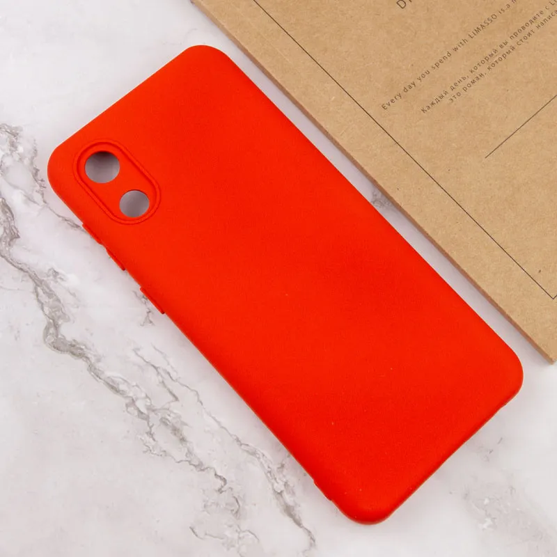 Чохол Silicone Cover Lakshmi Full Camera для Samsung Galaxy A03 Core Червоний / Red — фото 4