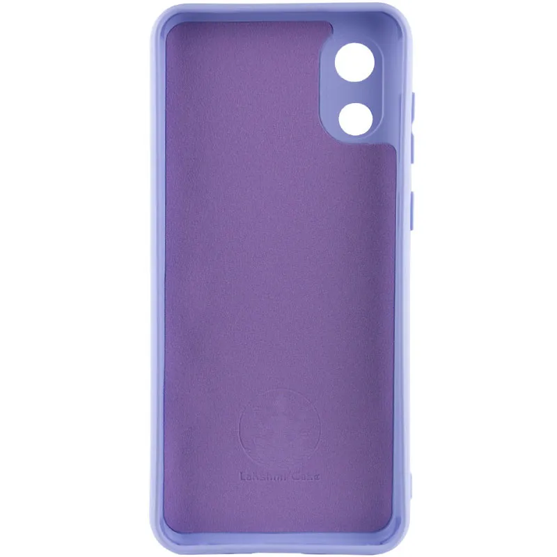 Чохол Silicone Cover Lakshmi Full Camera для Samsung Galaxy A03 Core Бузковий / Dasheen — фото 2