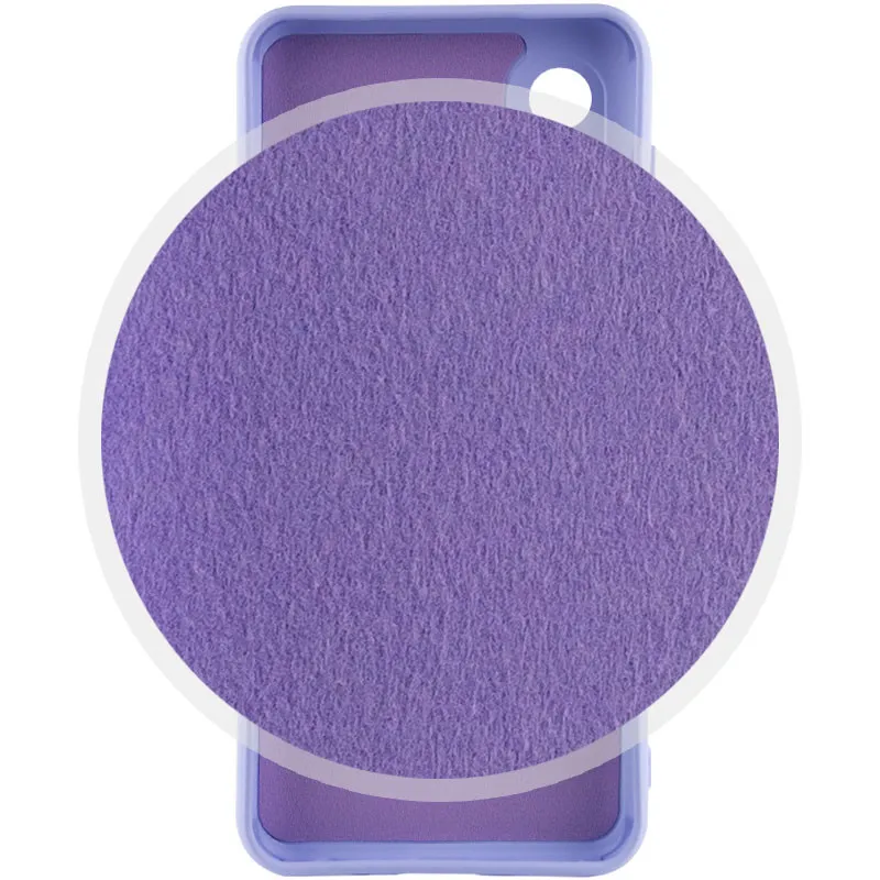 Чохол Silicone Cover Lakshmi Full Camera для Samsung Galaxy A03 Core Бузковий / Dasheen — фото 3