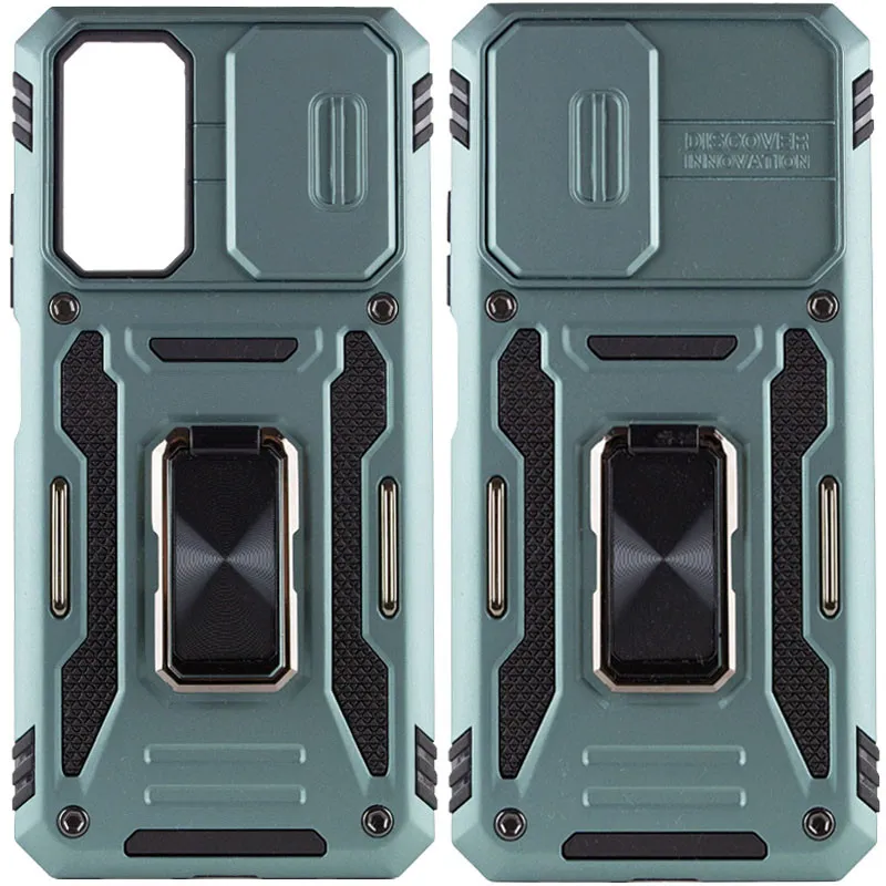 Ударостійкий чохол Camshield Army Ring для Xiaomi Redmi Note 11 / Note 11S / Note 12S Зелений / Light Green