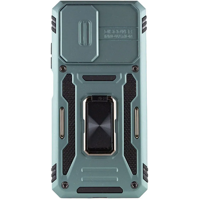 Ударостійкий чохол Camshield Army Ring для Xiaomi Redmi Note 11 / Note 11S / Note 12S Зелений / Light Green — фото 2
