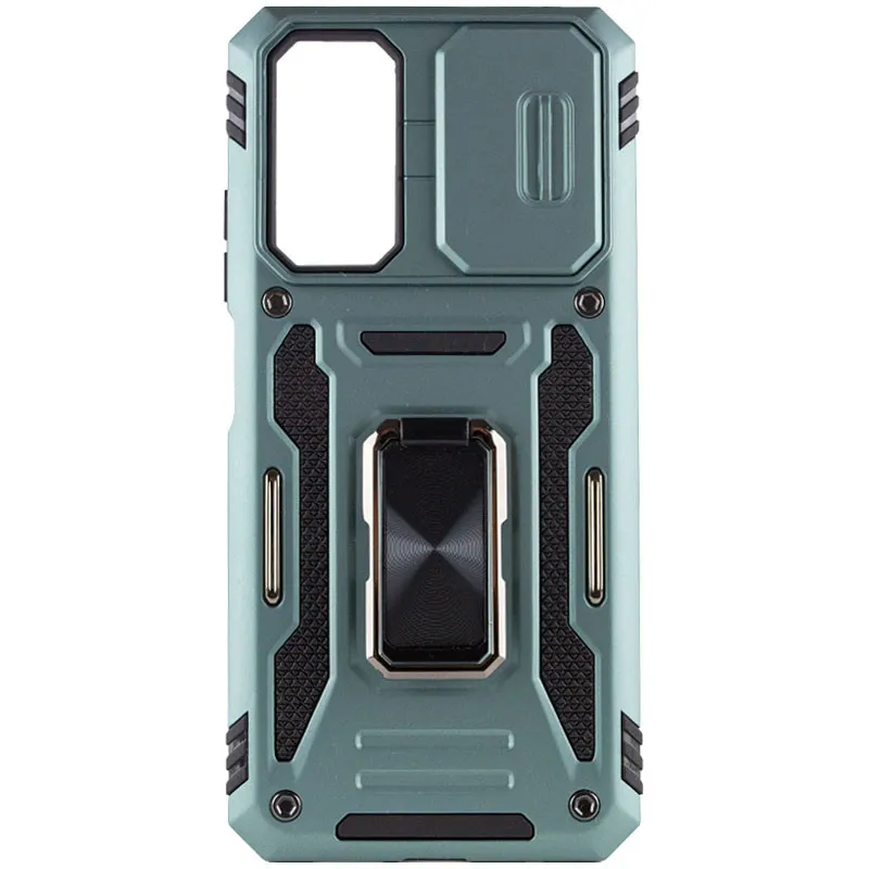 Ударостійкий чохол Camshield Army Ring для Xiaomi Redmi Note 11 / Note 11S / Note 12S Зелений / Light Green — фото 4