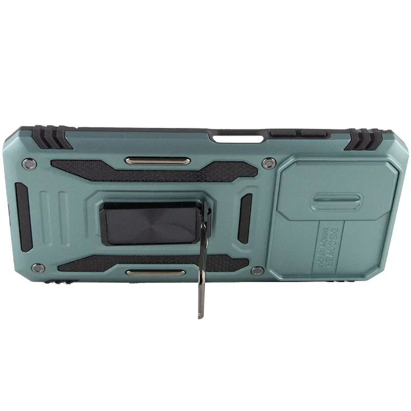 Ударостійкий чохол Camshield Army Ring для Xiaomi Redmi Note 11 / Note 11S / Note 12S Зелений / Light Green — фото 5
