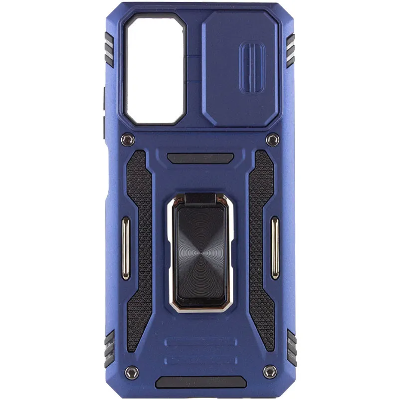 Ударостійкий чохол Camshield Army Ring для Xiaomi Redmi Note 11 / Note 11S / Note 12S Синій / Navy — фото 4