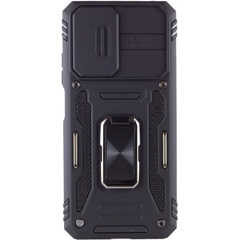 Ударостійкий чохол Camshield Army Ring для Xiaomi Redmi Note 11 / Note 11S / Note 12S Чорний / Black — фото 2