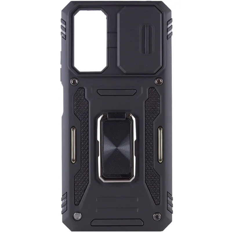 Ударостійкий чохол Camshield Army Ring для Xiaomi Redmi Note 11 / Note 11S / Note 12S Чорний / Black — фото 4