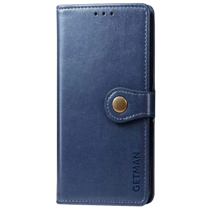 Шкіряний чохол-книжка GETMAN Gallant для Samsung Galaxy A23 4G Синій