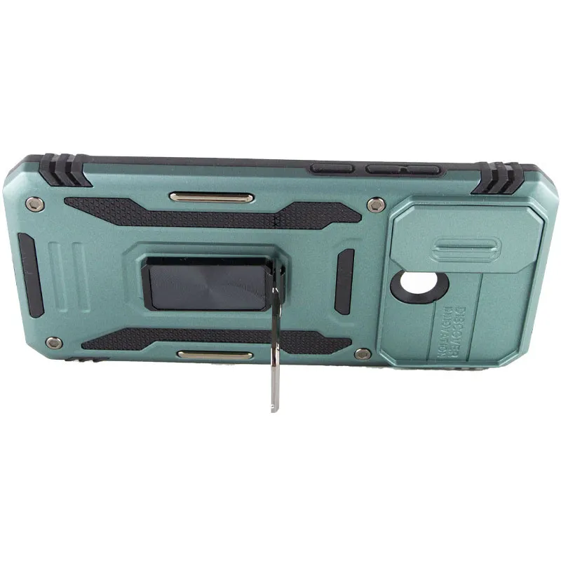 Ударостійкий чохол Camshield Army Ring для Xiaomi Redmi 10C Зелений / Light Green — фото 5