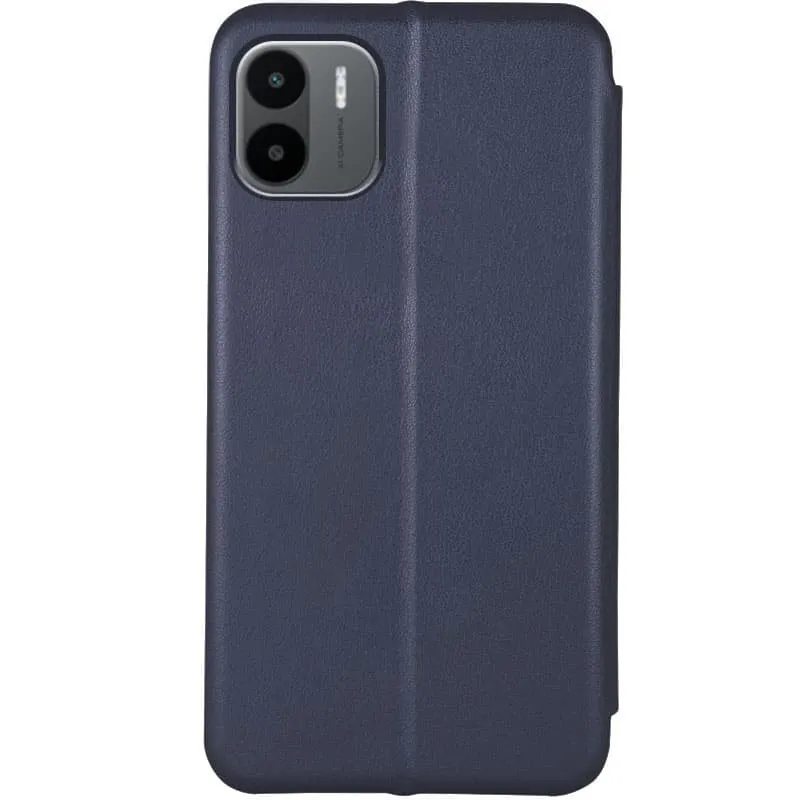 Шкіряний чохол-книжка Classy для Xiaomi Redmi A1 / A2 Темно-синій — фото 2