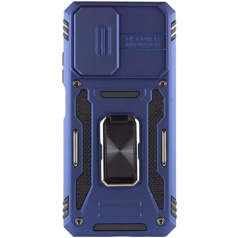Ударостійкий чохол Camshield Army Ring для Xiaomi Redmi 9A Синій / Navy — фото 2