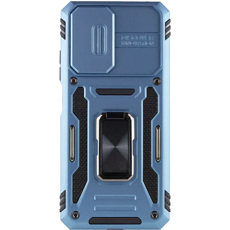 Ударостійкий чохол Camshield Army Ring для Xiaomi Redmi 9A Блакитний / Light Blue — фото 2