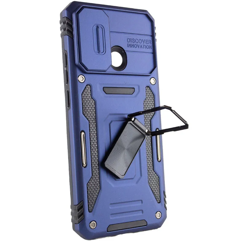 Ударостійкий чохол Camshield Army Ring для Xiaomi Redmi 9C / 10A Синій / Navy — фото 4