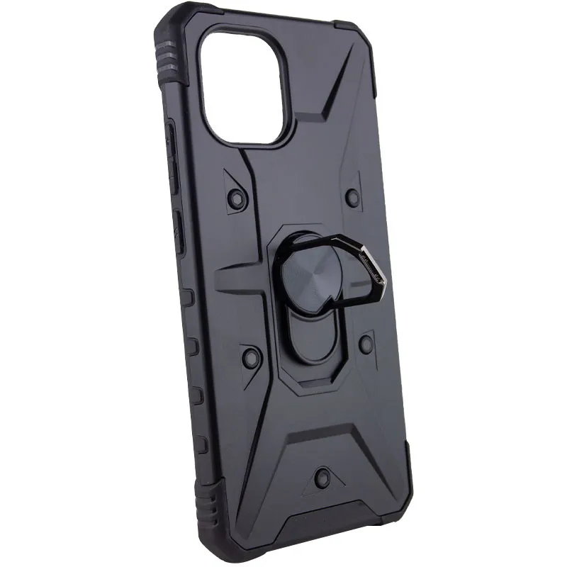 Ударостійкий чохол Pathfinder Ring для Xiaomi Redmi A1 / A2 Чорний / Black — фото 2