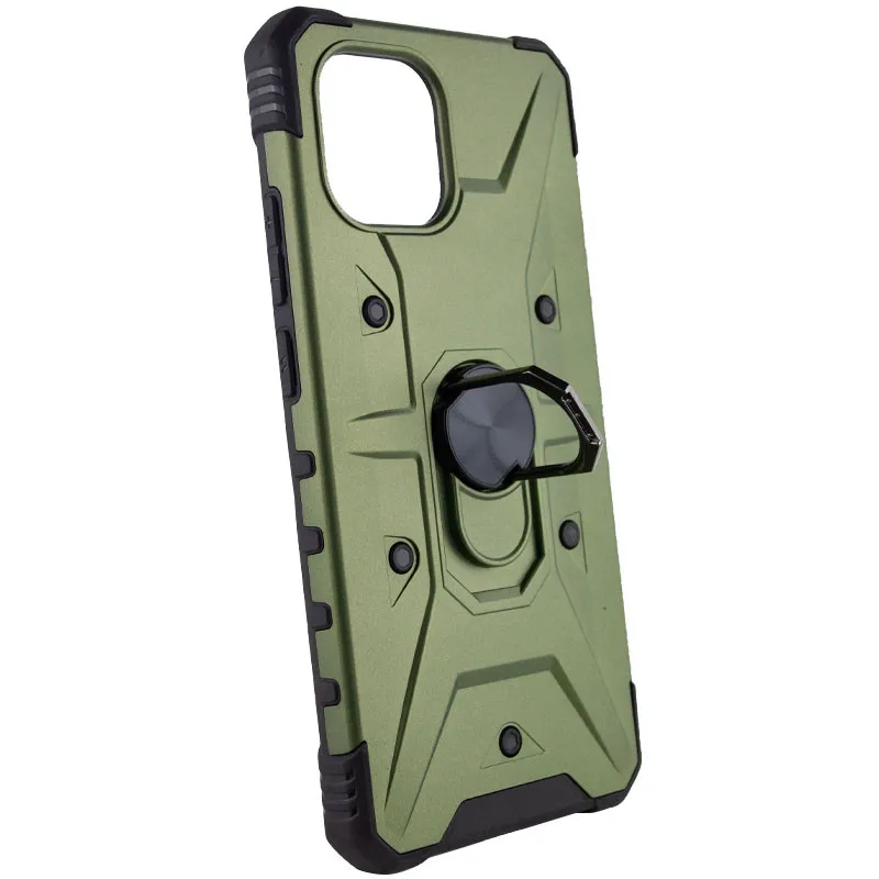 Ударостійкий чохол Pathfinder Ring для Xiaomi Redmi A1 / A2 Зелений / Army Green — фото 2