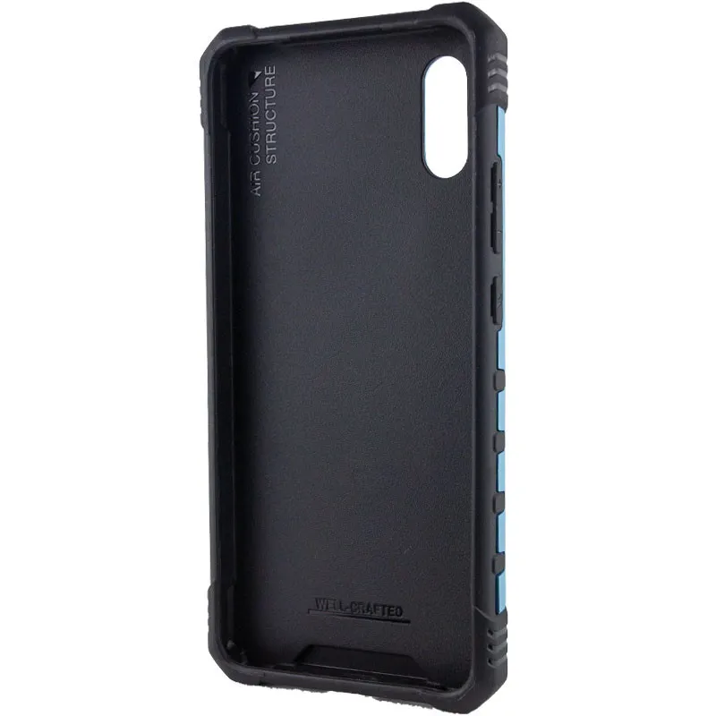 Ударостійкий чохол Pathfinder Ring для Xiaomi Redmi 9A Блакитний / Light Blue — фото 4