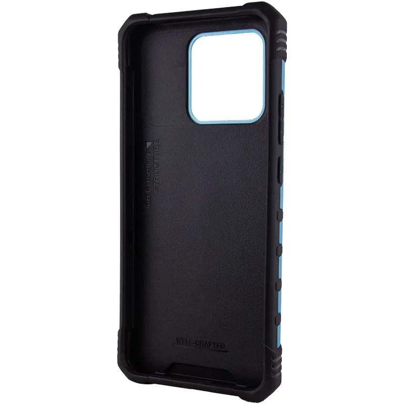 Ударостійкий чохол Pathfinder Ring для Xiaomi Redmi 10C / Poco C40 Блакитний / Light Blue — фото 3
